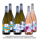 Promocion Vinos de Verano - Blancos y Rosé | 6 Botellas | 2 Zibibbo + 2 Rosa dei Venti + 2 Grillo | Orgánicos