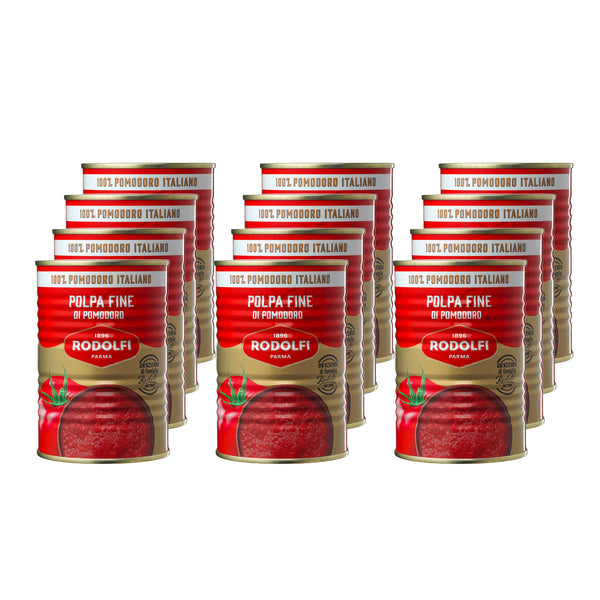 POLPA DI POMODORO X 400GR FINA (PIZZA) X 12 UND