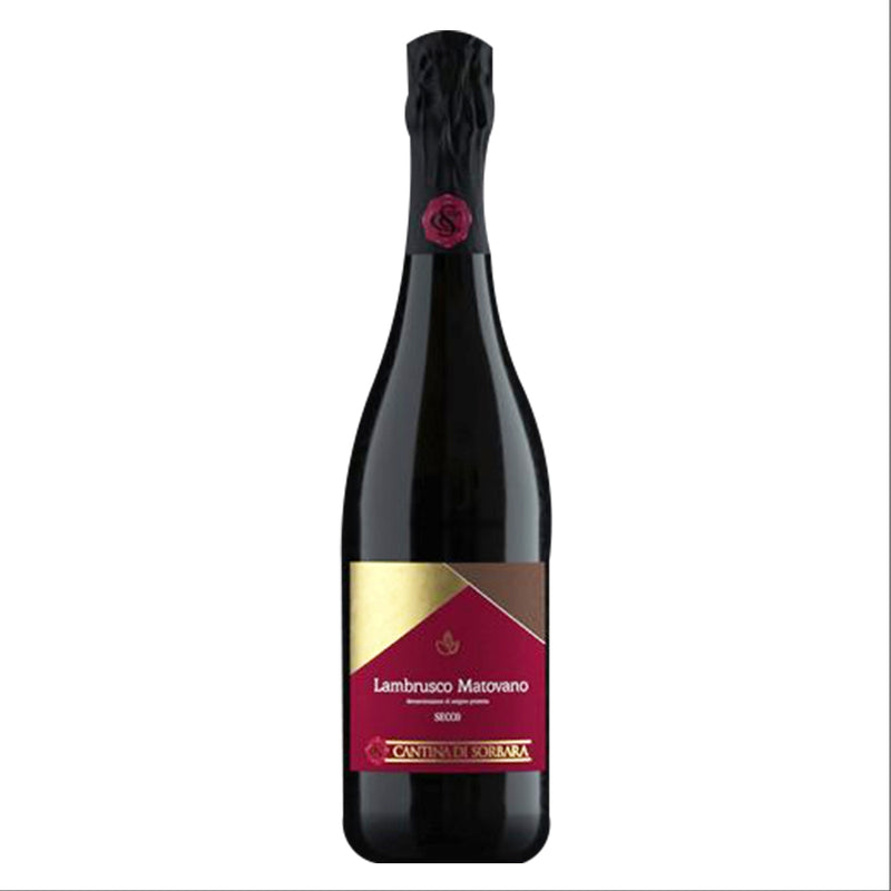 VINO LAMBRUSCO MANTOVANO DOP ROSSO FRIZZANTE X 750ML