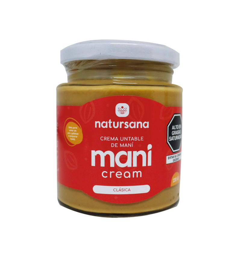 MANTEQUILLA DE MANI X 220GR NATURSANA